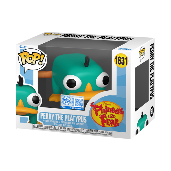 FUNKO POP! Vinyl Figur Disney Phineas und Ferb Perry the Platypus 1631 Special